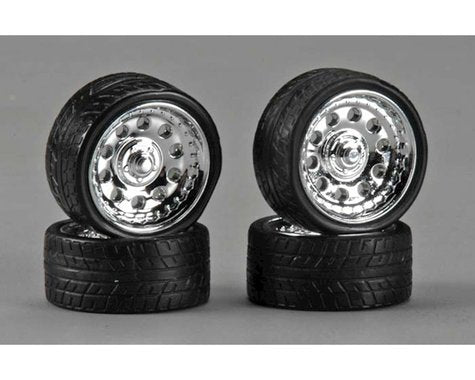 Pegasus Hobbies  23" Magnum's w/Tires Chrome (4)  (PGH2312)