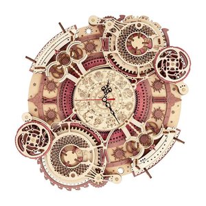 RoboTime Art; Zodiac Wall Clock  (ROELC601)