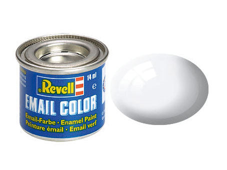 Revell 14ml Enamel White Gloss Tinlets  (RVL32104)
