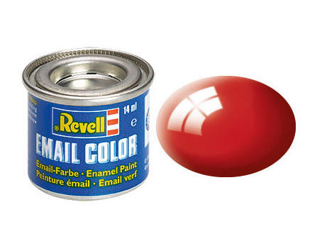 Revell 14ml Enamel Fiery Red Gloss Tinlet  (RVL32131)