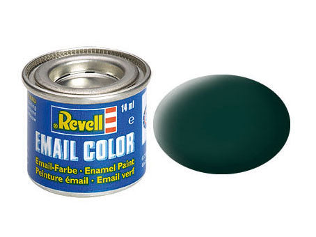 Revell 14ml Enamel Black-Green Mat Tinket   (RVL32140)