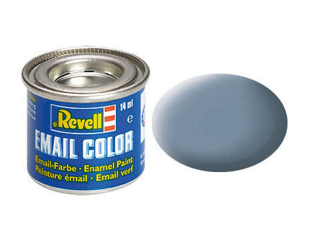 Revell 14ml Enamel Grey Matt Tinlets  (RVL32157)