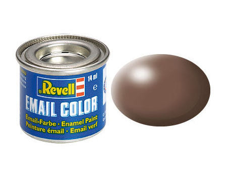 Revell 14ml Enamel Brown Silk Tinlets  (RVL32381)
