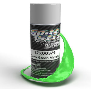 Spaz Stix Clover Green Metallic Aerosol Paint, 3.5oz Can  (SZX00329)