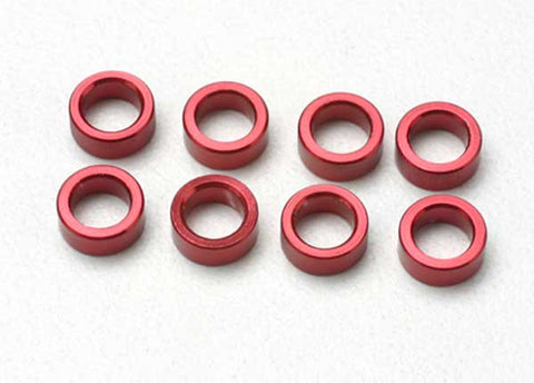 Traxxas Spacer, pushrod (aluminum, red) (TRA5133)