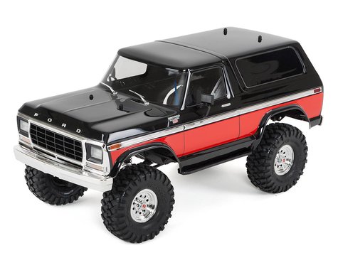 Traxxas TRX-4 1/10 Trail Crawler Truck w/'79 Bronco Ranger XLT Body (Red)  (TRA82046-4)