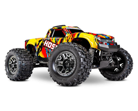 Traxxas Hoss 4X4 VXL 3S 4WD Brushless RTR Monster Truck (Solar Flare) w/TQi 2.4GHz Radio, TSM & Self-Righting(TRA90076SLRF)