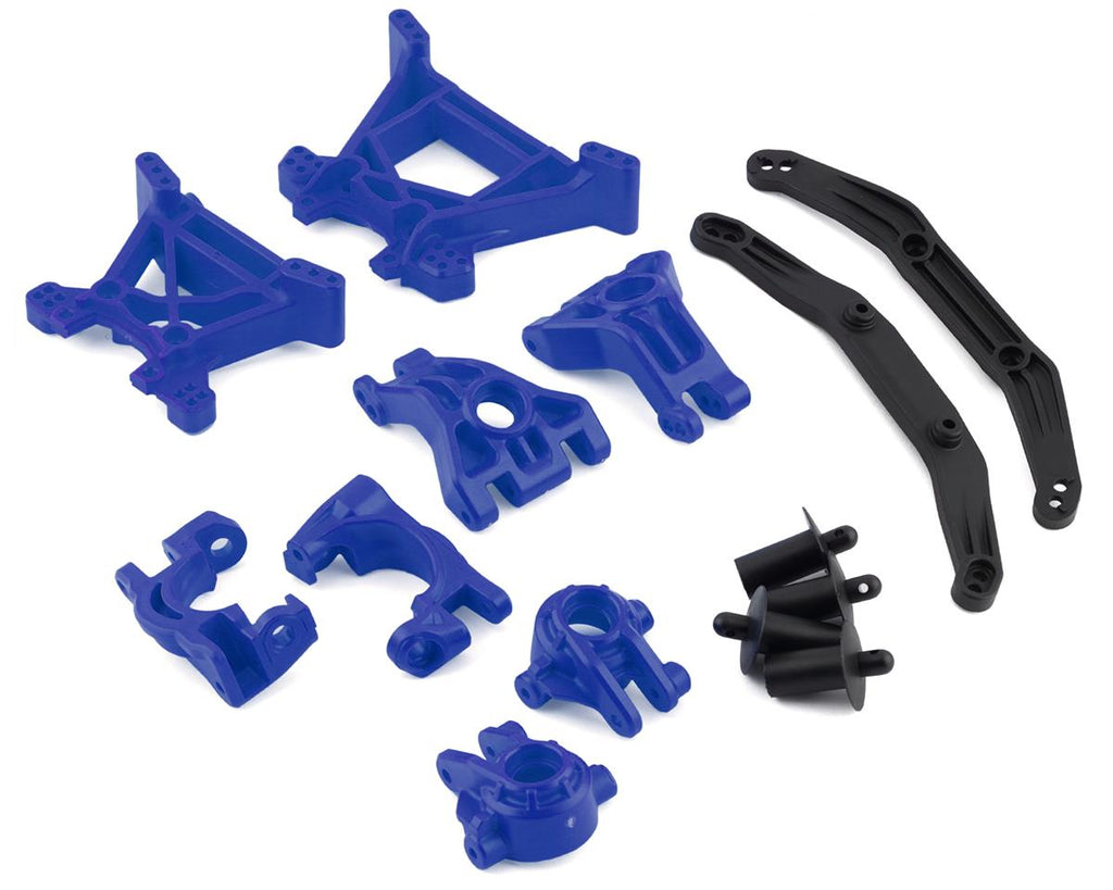 Traxxas Hoss/Rustler/Slash 4x4 Extreme Heavy Duty Suspension Upgrade Kit (Blue)  (TRA9080X)