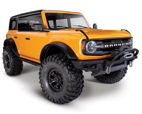 Traxxas TRX-4 1/10 Trail Crawler Truck w/2021 Ford Bronco Body (Orange)  (TRA92076O)