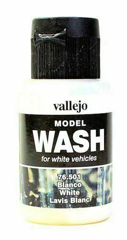 Vallejo Paint White 35ml Acrylic Model Wash  (VLJ76501)