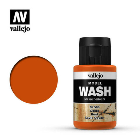 Vallejo Paint Rust 35ml Acrylic Model Wash  (VLJ76506)