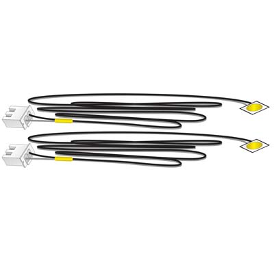 Woodland Scenics Just Plug Yellow Stick-On LED Light (2  (WOOJP5742)